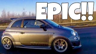 ABARTH 595  CARS CONVOY amp BREAKFAST MEET IN MY ABARTH COMPETIZIONE [upl. by Acirdna]