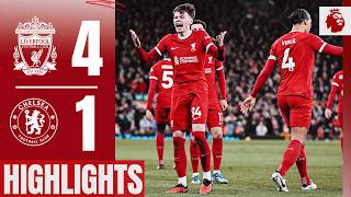 Brilliant Reds Score Four Liverpool 41 Chelsea  HIGHLIGHTS [upl. by Iarahs]