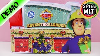 Adventskalender FEUERWEHRMANN SAM auspacken  24 Türchen öffnen  Spiel mit mir Kinderspielzeug [upl. by Ellenyl373]