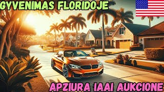 Musu gyvenimas Floridoje  Pasiimineju BMW IAAI aukcione aplankau IAAI West Palm Beach [upl. by Ydaj]