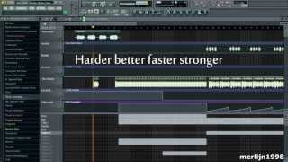 Daft Punk  Harder Better Faster Stronger Alive 2007 FL Studio remake [upl. by Heywood]