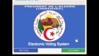 TEST DU VOTE ELECTRONIQUE 2014 EN ALGERIE [upl. by Bortman]