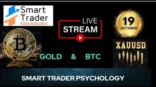 🎯 19th October BTC and XAUUSD live analysis  Learn Technical analysis  BTC XAUUSD [upl. by Londoner]