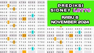 prediksi sydney LOTTO hari ini Rabu 6 NOVEMBER 2024tarikan Paito Sydney sdy LOTTO [upl. by Akinert218]