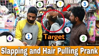 Funny Slpping And Hir Pulling Prank  Pranks In Pakistan  Our Entertainment 20 [upl. by Beichner]