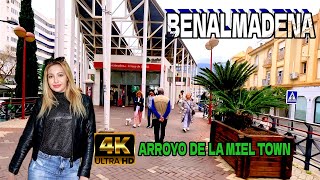 Benalmadena Spain Arroyo De La Miel beautiful town  AndalusiaMalaga 4k january 2024 [upl. by Cataldo]