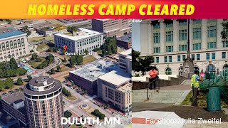 Duluth Homeless Camp Cleared [upl. by Moriarty]