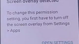 100 Solved Turn Off Screen Overlay Detected in android marshmallow S6 S7 J5 J7 A5 A7 Note 4 [upl. by Aicatsanna]