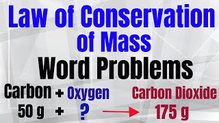 Law of Conservation of Mass Word Problems [upl. by Alaehcim]