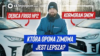 Dębica Frigo HP2 vs Kormoran Snow TEST NA ŚNIEGU budżetowych opon zimowych [upl. by Enid]