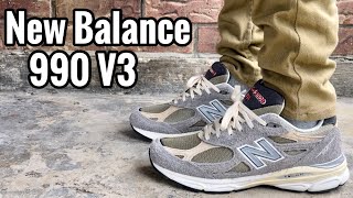 New Balance 990 V3 x Teddy Santis “Made in USA” Review amp On Feet [upl. by Hartnett]