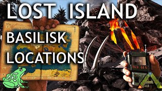 Ark Lost Island Basilisk Locations  Ark Survival Evolved [upl. by Inittirb]