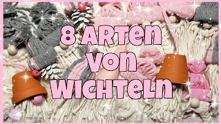 💕 8 Arten von süßen Wichteln 💕 basteln [upl. by Atse]