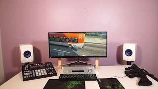 COMPARED Ultrawide Curved 34 Vs 4k UHD 32 for 4K GTAV PC Gaming [upl. by Kotick]