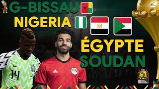 ÉGYPTE vs SOUDAN LIVE  NIGÉRIA vs GUINÉE BISSAU LIVE  MATCH EN DIRECT JOURNÉE DÉCISIVE [upl. by Jabon]