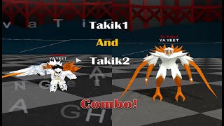 Roblox  Roghoul  Takik1 and Takik2 combo [upl. by Girardi517]