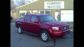 4321  2006 Honda Ridgeline RTL 4x4 Red 33k [upl. by Steinke]