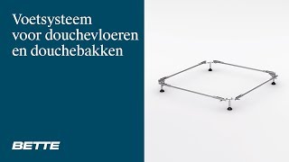 Bette  Voetsysteem voor douchevloeren en douchebakken [upl. by Nnywg]