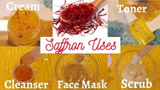 5 USES OF SAFFRONSAFFRON FACIALDIY SAFFRON CREAMSKIN WHITENINGampGLOWINGSAFFRON FACE MASKCLEANSER [upl. by Maurer845]