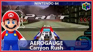 AeroGauge  Canyon Rush Nintendo 64 [upl. by Hammock]