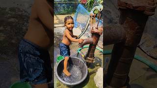 Village Children talent mindblowing 🙏 summer babyshorts kidsvideo mohsina [upl. by Atinav]