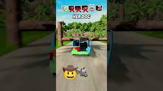 Help Me Get My Crush Attention In A Car Jump Challenge 🚗 😎 shorts beamngdrive [upl. by Anhavas]