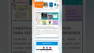 Descargar gratis portadas y carátulas de matemáticas para imprimir y editar en Word 🙂✨ [upl. by Prosser]