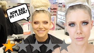 I WENT TO THE WORST REVIEWED MAKEUP ARTIST IN MY CITY [upl. by Barthel]