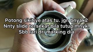 Carb RXZ mili porting untuk 125zr [upl. by Janenna]