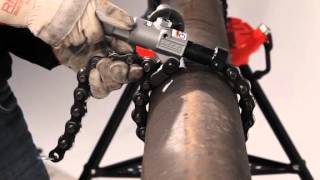 How To Use The RIDGID® Powered Soil Pipe Cutter [upl. by Gnex]