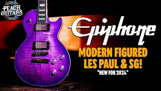 Epiphones Most Modern Guitars Yet  Epiphone 2024 Modern Figured Range [upl. by Barnaba]