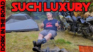 Eight Motorcycle Camping Gear Luxuries Worth The Space In Your Luggage [upl. by Ennaehr]