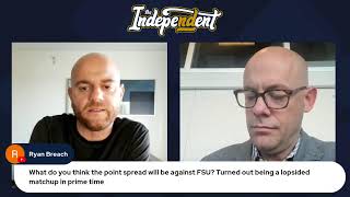 The Independent Postgame LIVE Notre Dame 51 Navy 14 [upl. by Osmond291]