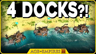 4 DOCKS With Lakota  Age of Empires 3 Definitive Edition [upl. by Cataldo723]