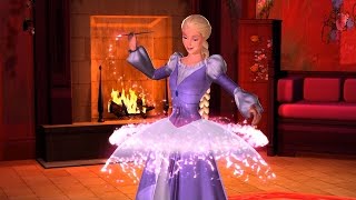 Barbie as Rapunzel  Creating dresses with the magical paintbrush [upl. by Yerac]