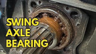 The WORST Axle Bearing Ive EVER SEEN  How To REPLACE Classic VW Swingaxle Axle Bearing [upl. by Meadows]