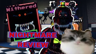 REVIEWING NIGHTMARE IN FNAF TD [upl. by Meda]