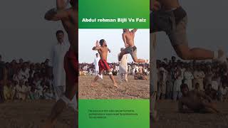 Best Fight Between Faiz And Abdul Rehman Bijli open Kabaddi match At Lalian shorts [upl. by Horton]