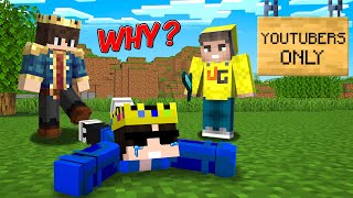 I Found Secret Minecraft Youtubers Only SMP [upl. by Jerusalem]