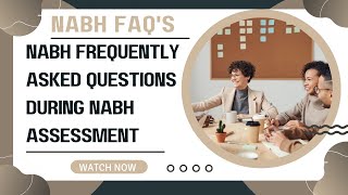 Important NABH Frequently asked questions during assessment॥NABH Training ॥NABH interview questions [upl. by Eulalia]