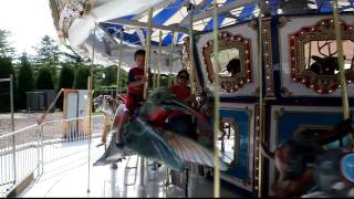 buttonwood park carousel ride new bedford mass [upl. by Ricca882]