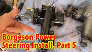 Borgeson Power Steering Install Part 5  Steering Column [upl. by Aubigny]