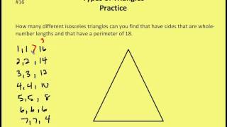 36 Types of Triangles Practice [upl. by Aveer]