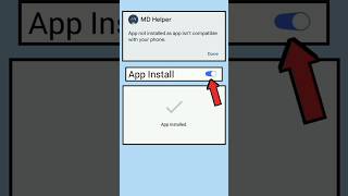 App not installed as app isnt compatible with your phone  App Not Installed  shorts shortsfeed [upl. by Goerke769]