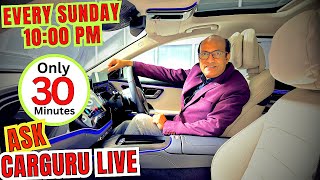 Family Car in 9 Lakhs ⭐️ Nissan Citroen Hyundai Tata Maruti amp Renault 🔥 Live With CARGURU [upl. by Neely]