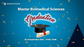 Diploma uitreiking Master Biomedical Sciences Session 1  1400 [upl. by Tildi]