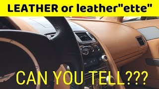 Leather or quotLeatherettequot  Can you tell the difference What is your car interior made of [upl. by Jadda41]