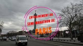 Semi marathon de Paris 2024 Entrainement [upl. by Sinned]