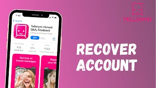 How to Recover your Tellonym Account  Reset Password [upl. by Sonni]