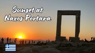 Iconic Naxos Portara Unmissable Sunset at the Temple of Apollo in Greece [upl. by Harehs]